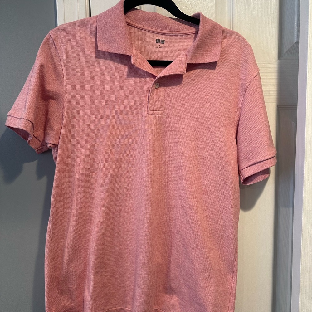 Uniqlo Light Pink Polo Shirt